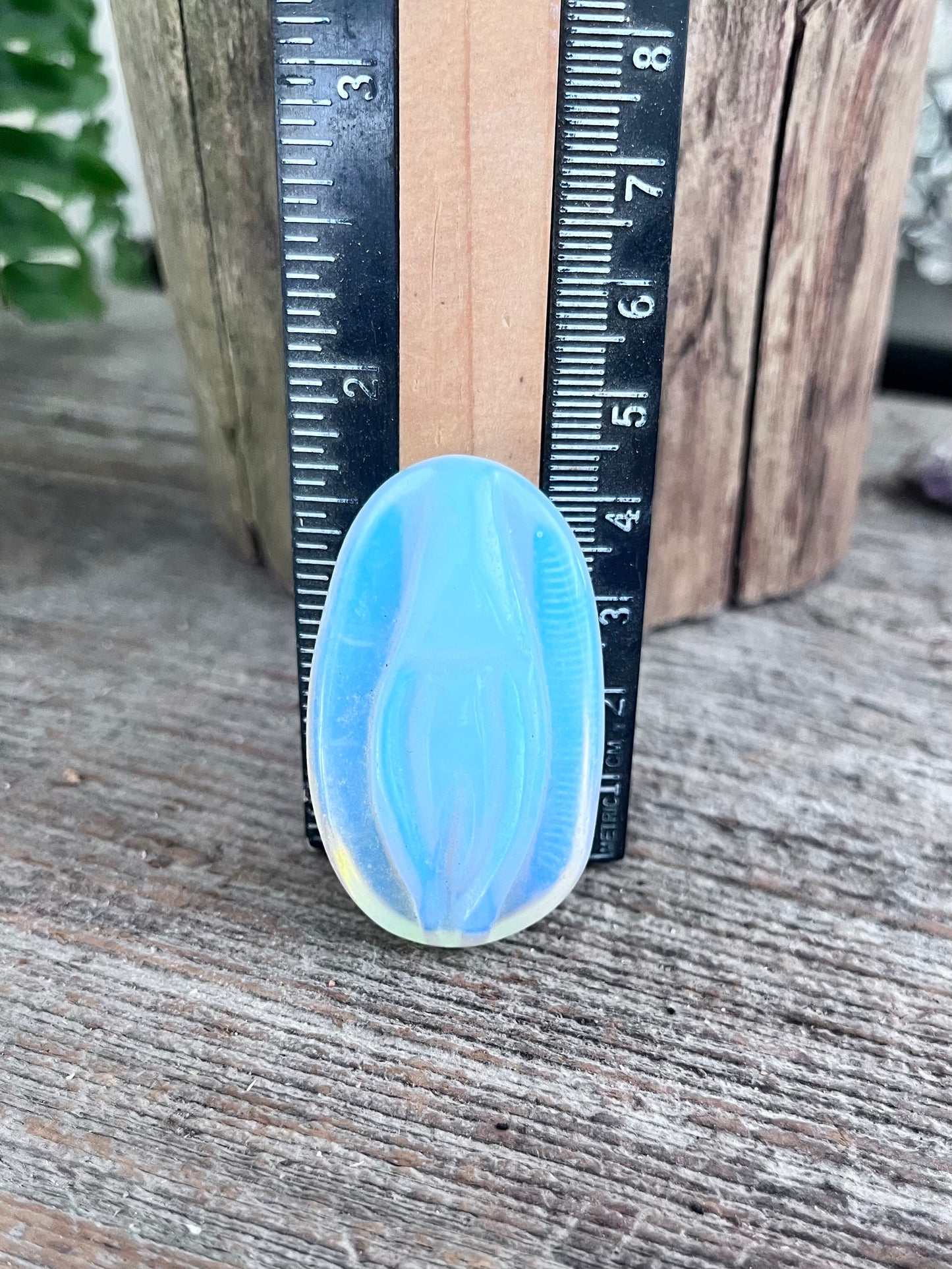 Opalite Vulva Carved Cabochon