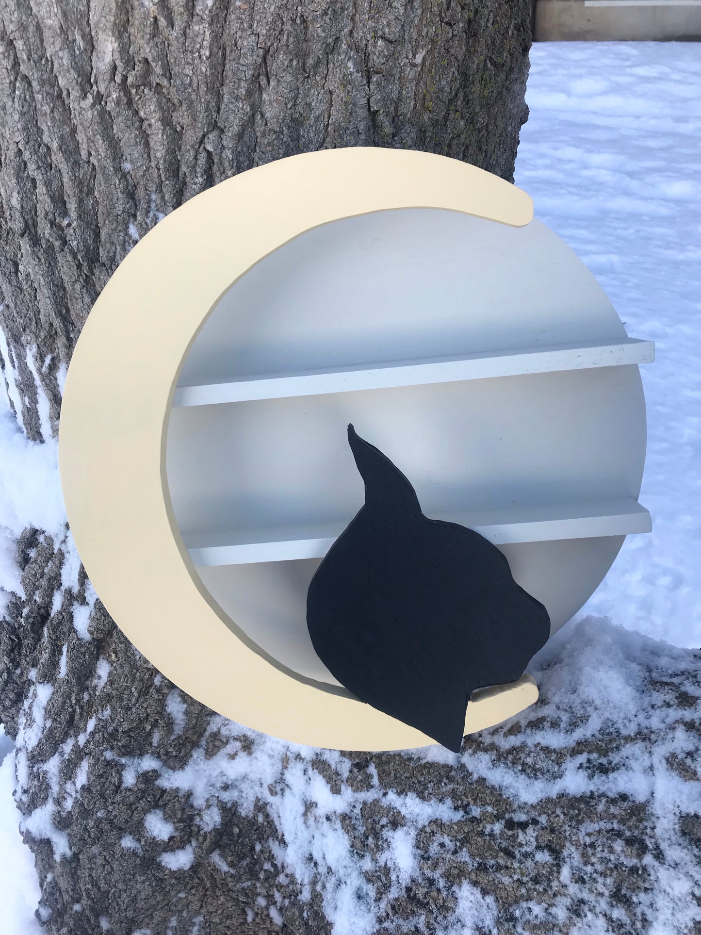Crescent Moon & Animal Shelf (pick your fave)