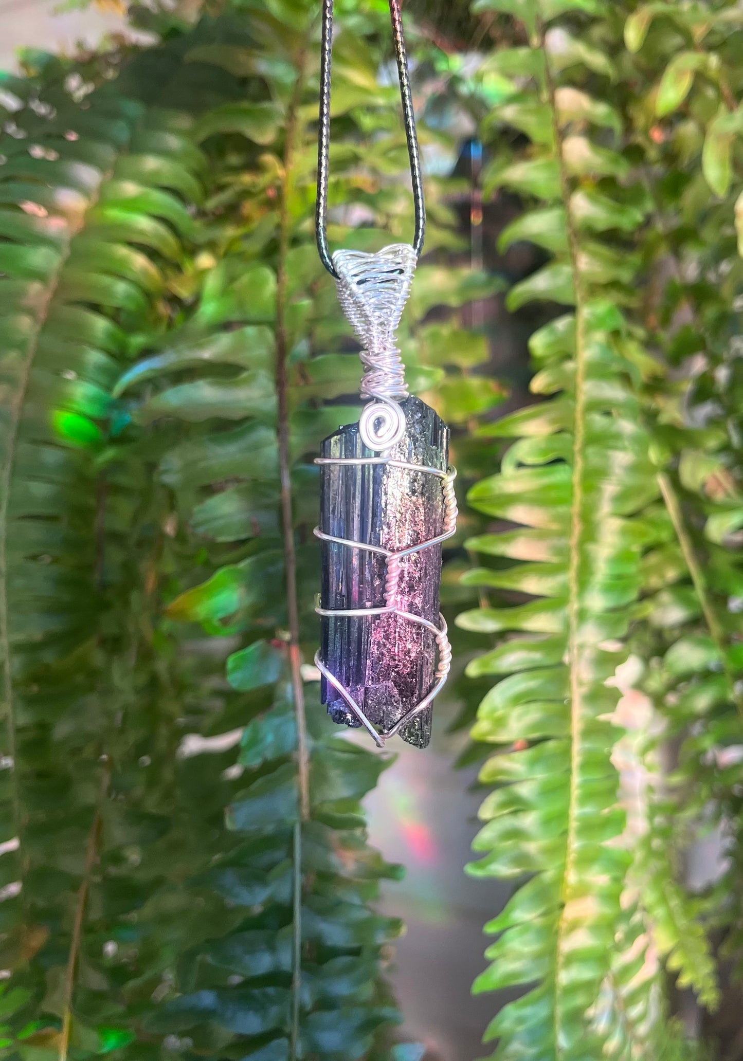 Black Tourmaline Protection Necklace | Grounding & Energy Shield