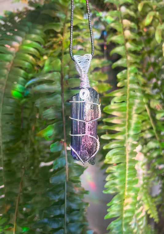 Black Tourmaline Protection Necklace | Grounding & Energy Shield