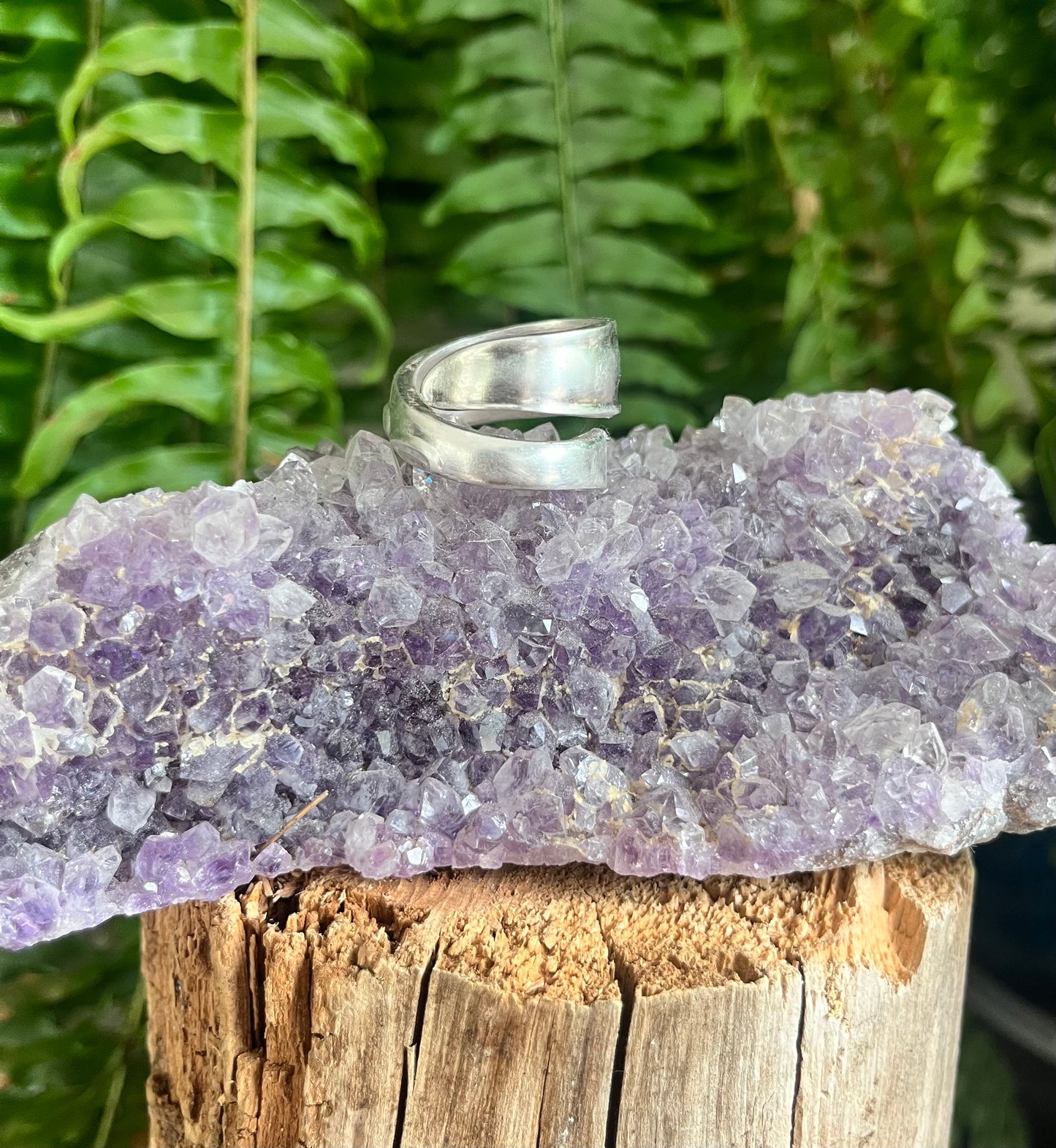 Sterling Silver Spoon Ring | Handmade Vintage Flatware Ring