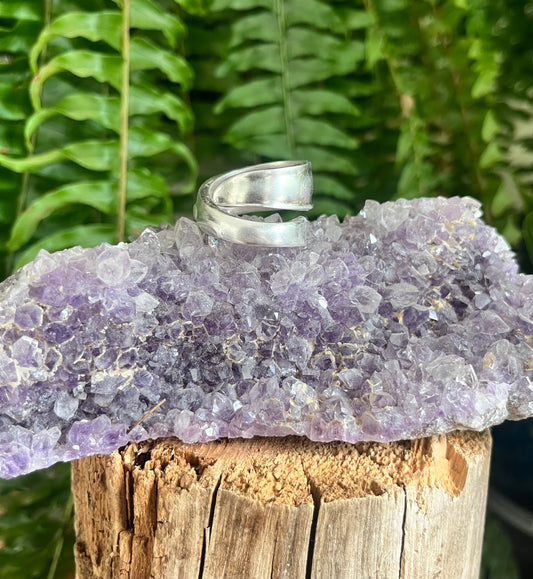 Sterling Silver Spoon Ring | Handmade Vintage Flatware Ring