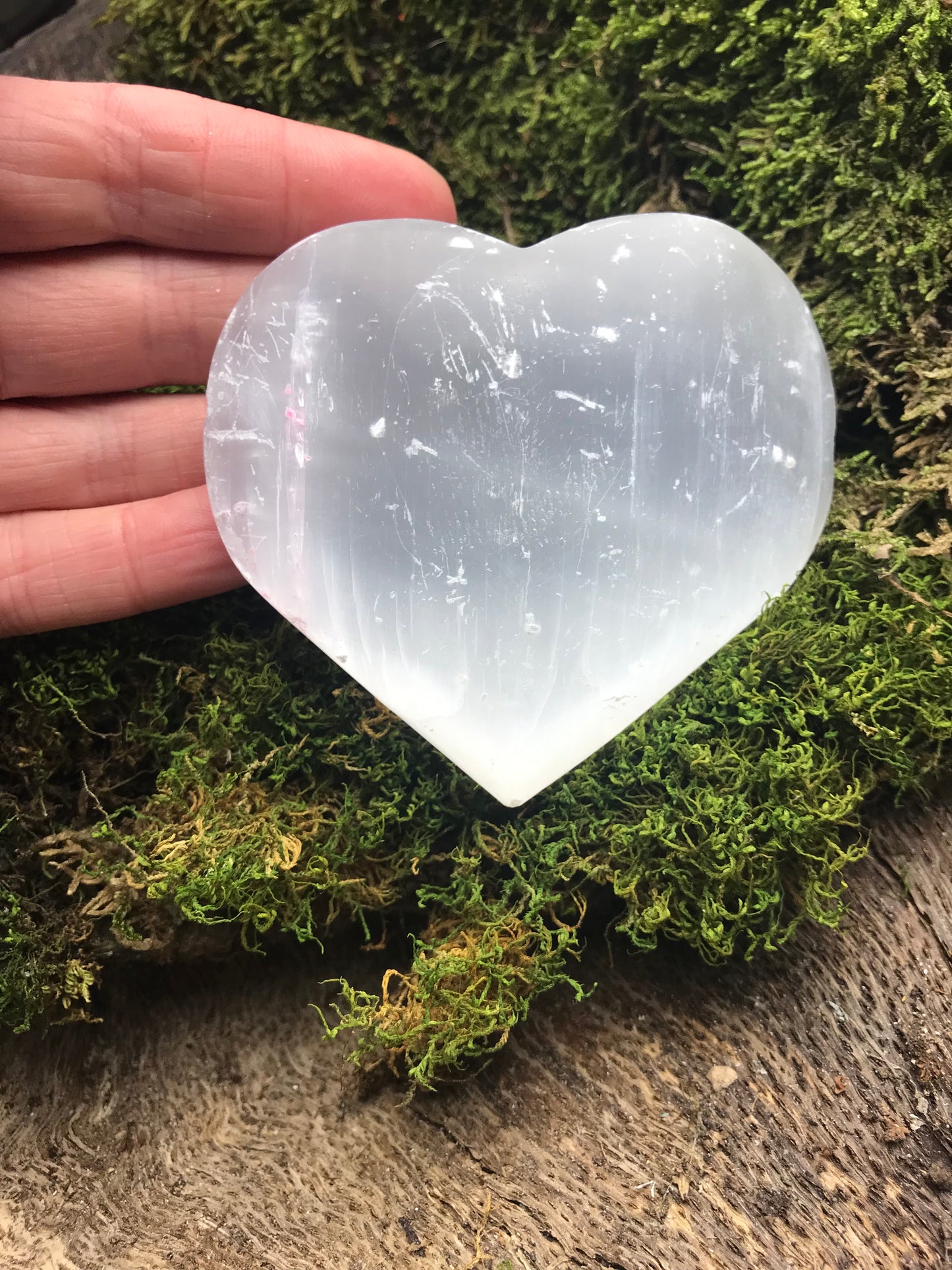 Selenite Heart