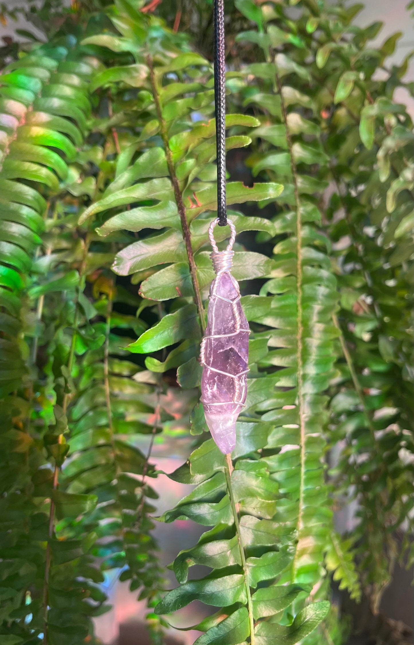 Amethyst Peace Necklace | Calm, Balance & Stress Relief Crystal Jewelry