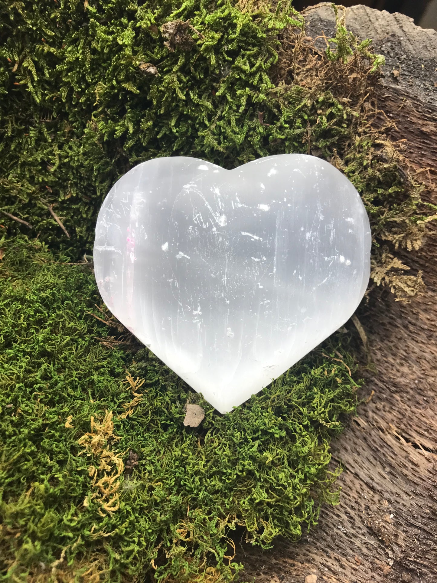 Selenite Heart