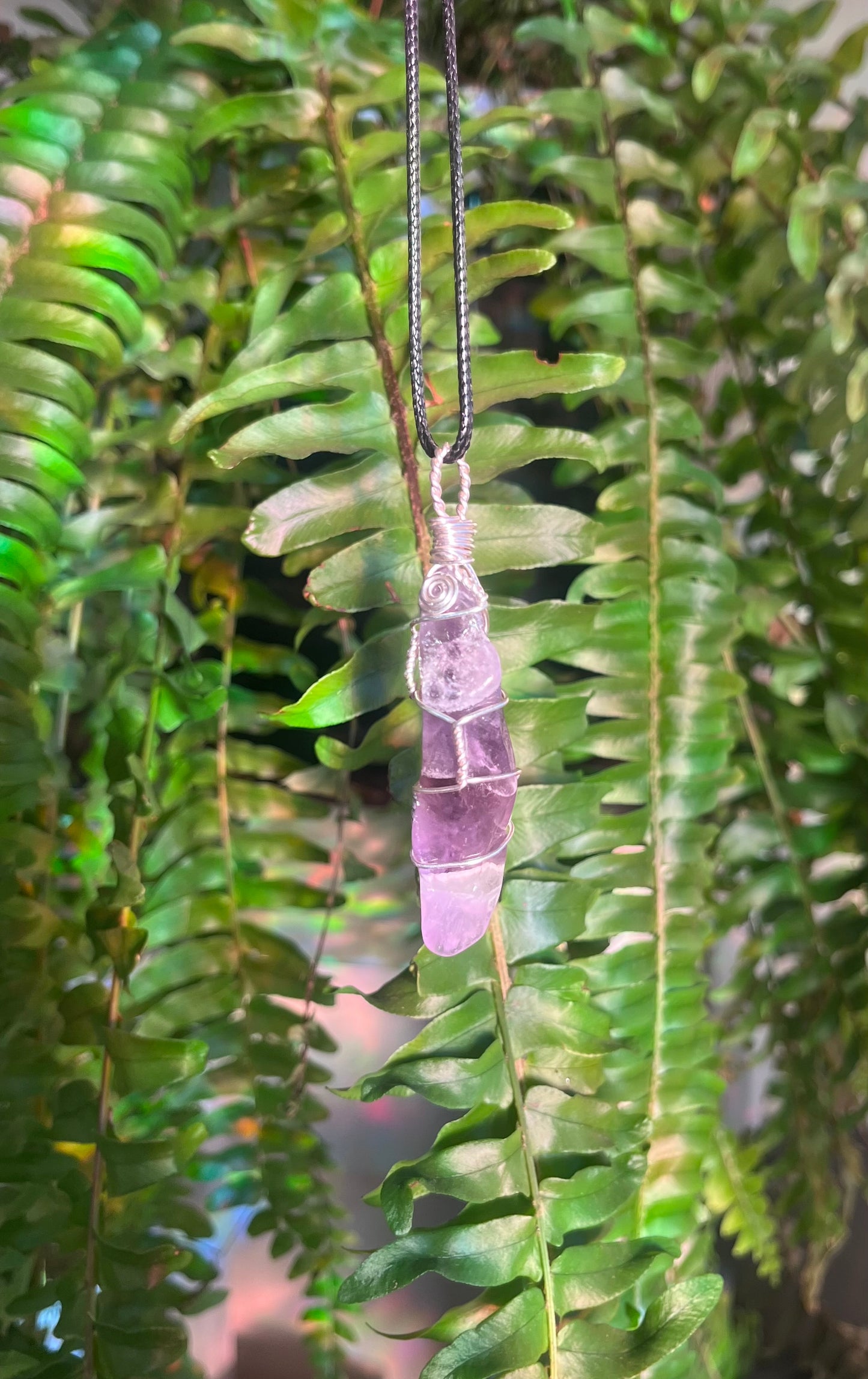 Amethyst Peace Necklace | Calm, Balance & Stress Relief Crystal Jewelry
