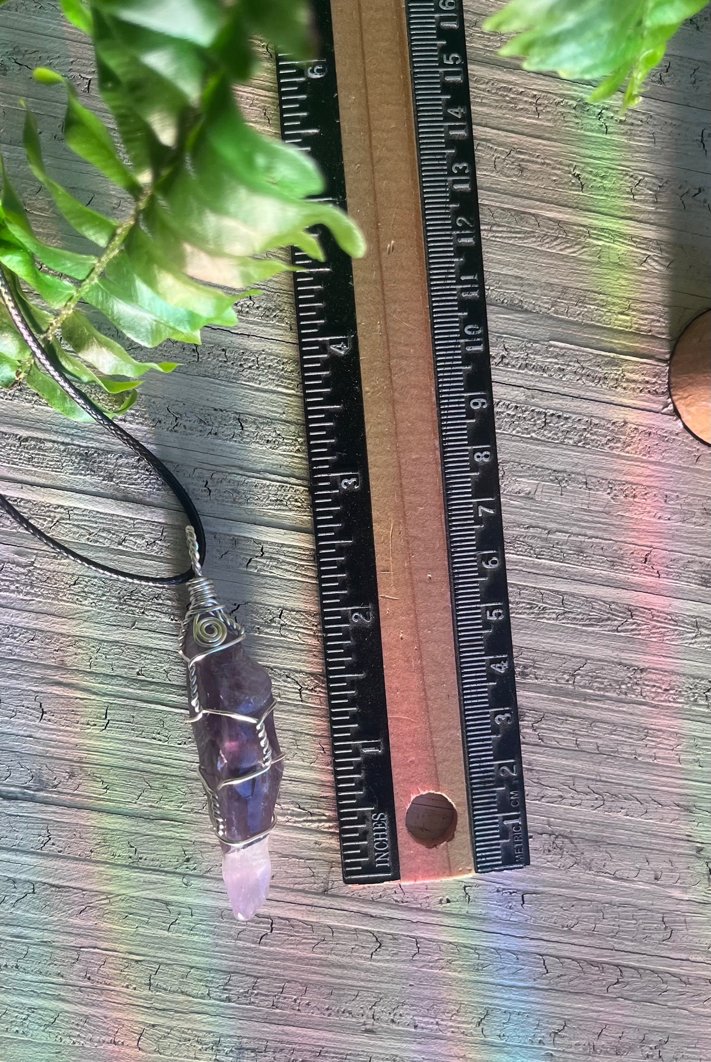 Amethyst Peace Necklace | Calm, Balance & Stress Relief Crystal Jewelry