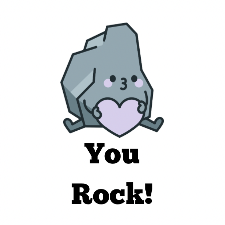 “You Rock” Vinyl Sticker – Cute & Encouraging Vibes