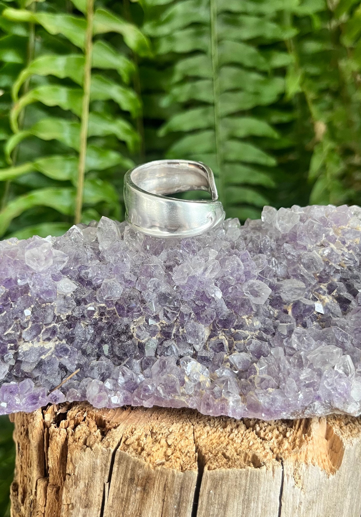 Sterling Silver Spoon Ring | Handmade Vintage Flatware Ring
