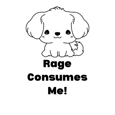 “Rage Consumes Me” Vinyl Sticker – Assorted Animals