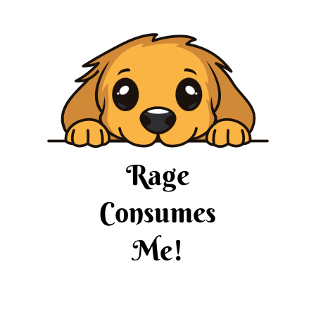 “Rage Consumes Me” Vinyl Sticker – Assorted Animals
