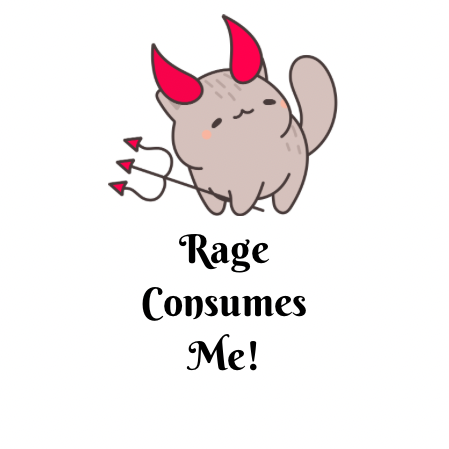 “Rage Consumes Me” Vinyl Sticker – Assorted Animals