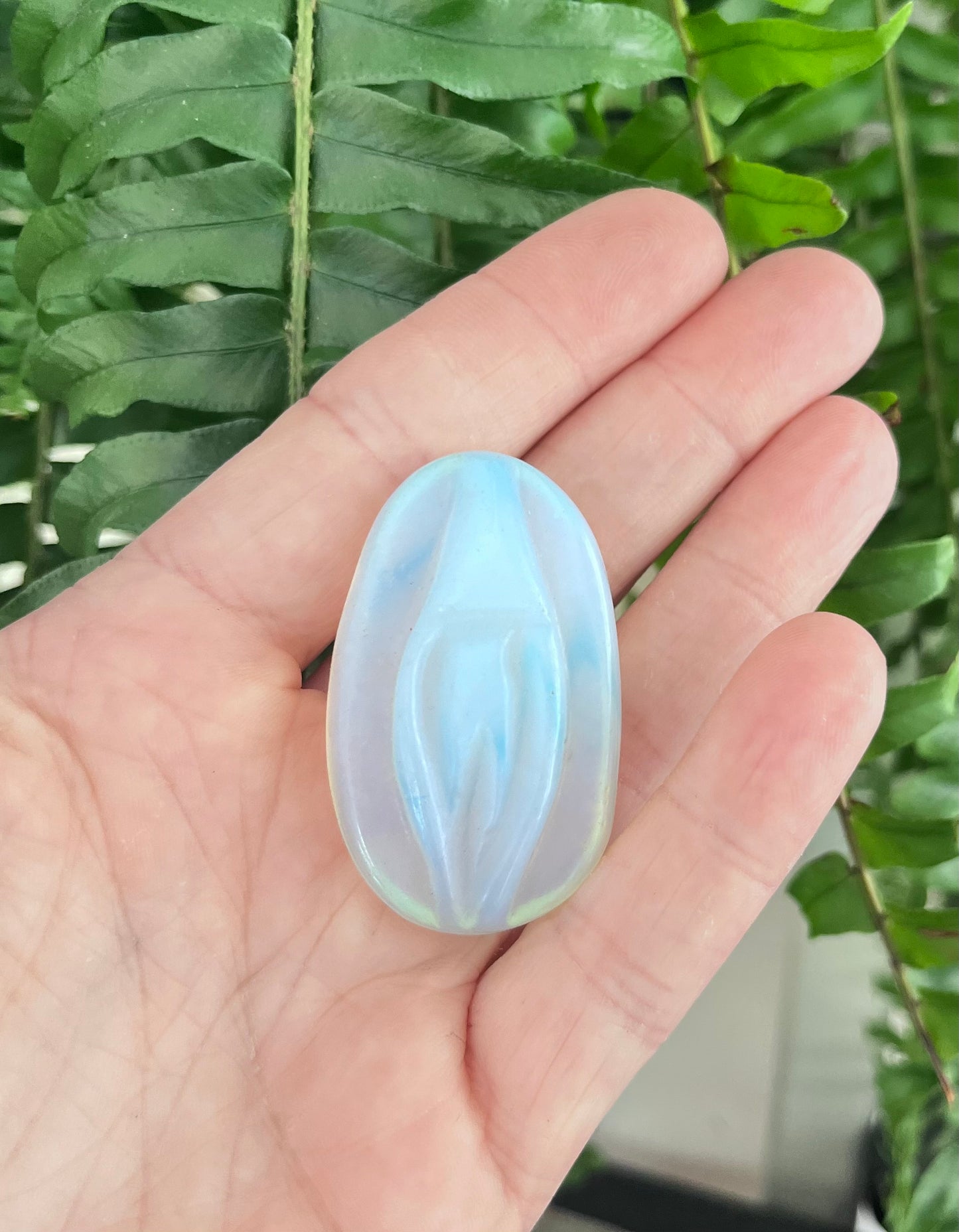 Opalite Vulva Carved Cabochon