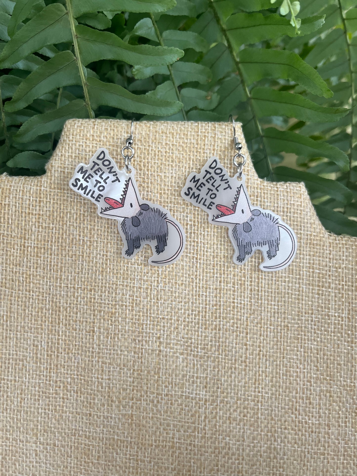 Opossum Earrings