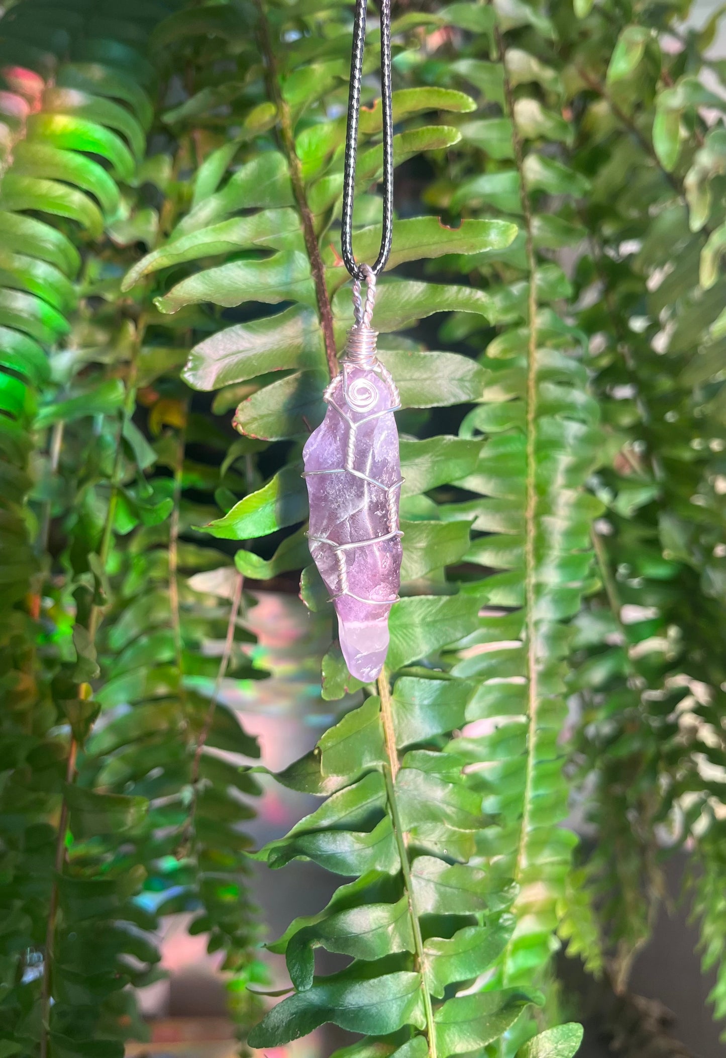 Amethyst Peace Necklace | Calm, Balance & Stress Relief Crystal Jewelry