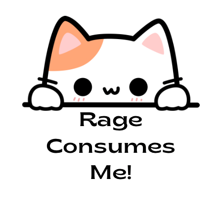 “Rage Consumes Me” Vinyl Sticker – Assorted Animals