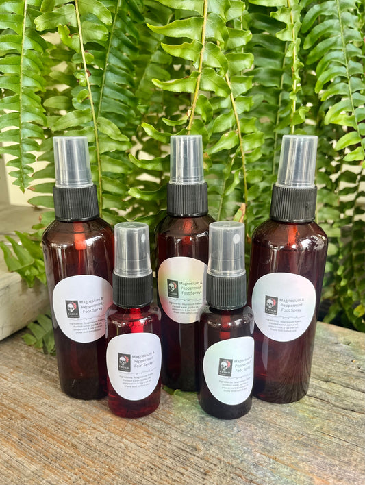 Peppermint & Magnesium Foot Spray ~ Cooling & Inflammation Relief