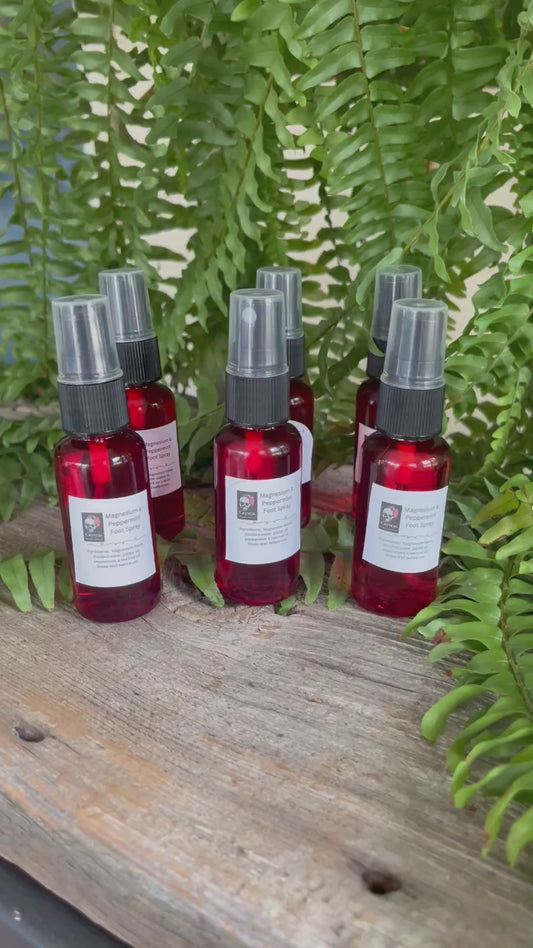 Peppermint & Magnesium Foot Spray ~ Cooling & Inflammation Relief