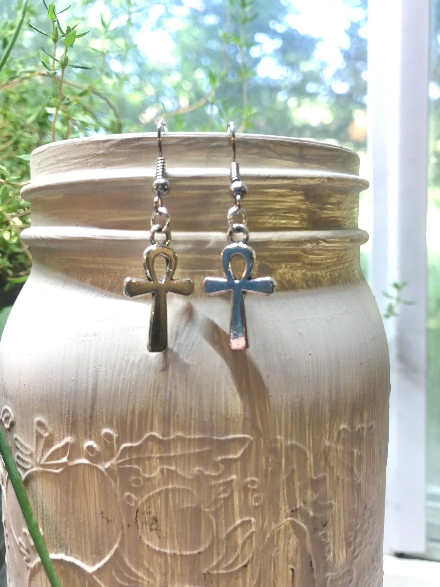 Ankh Earrings