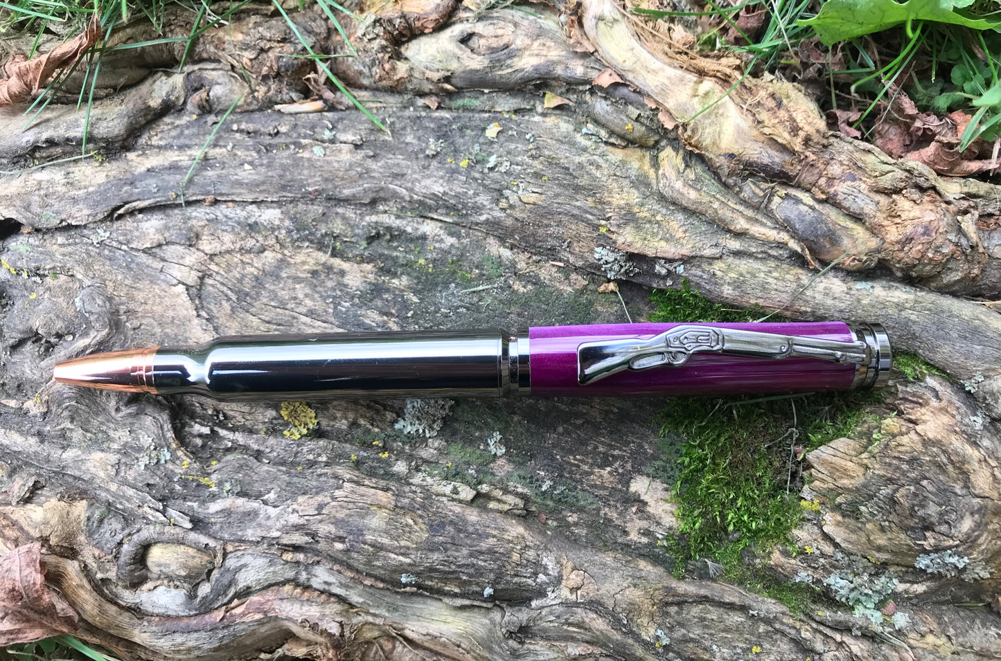 Purple Rifle Acrylic Pen