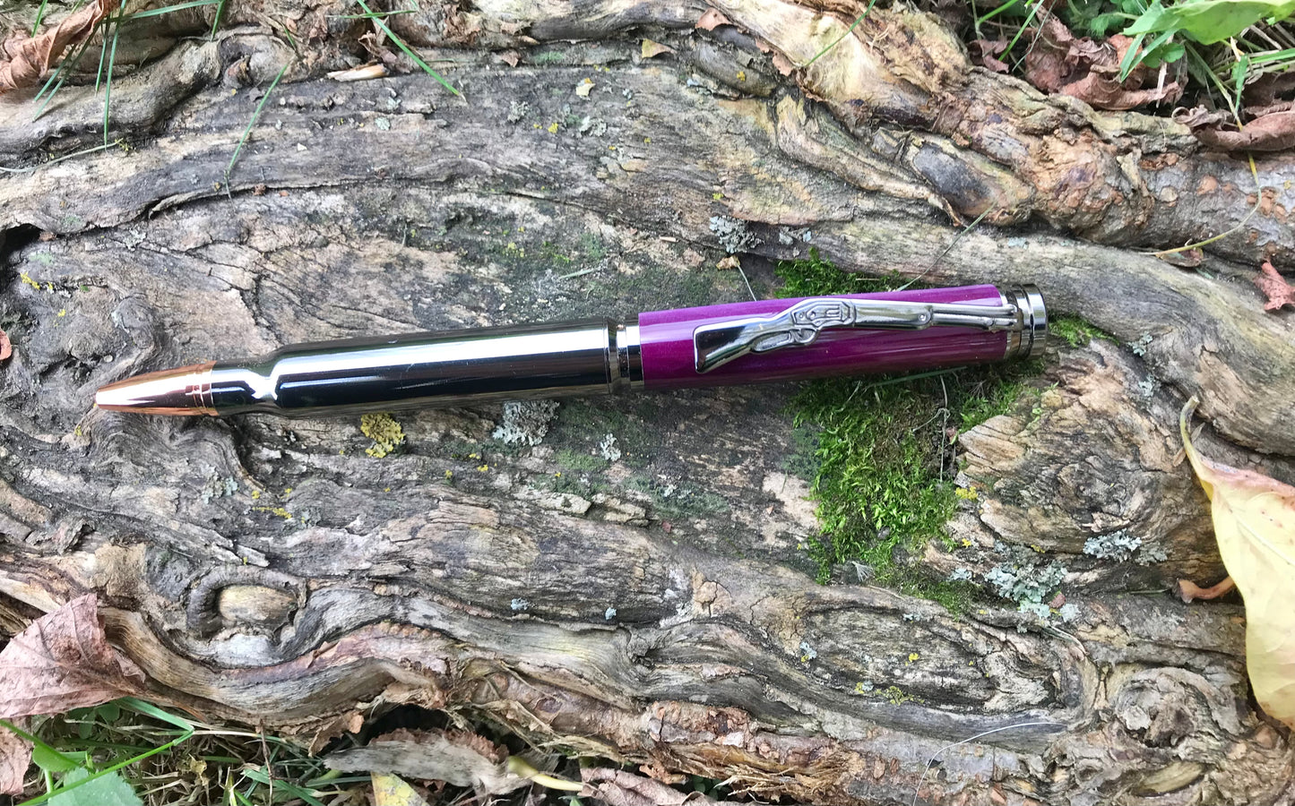 Purple Rifle Acrylic Pen