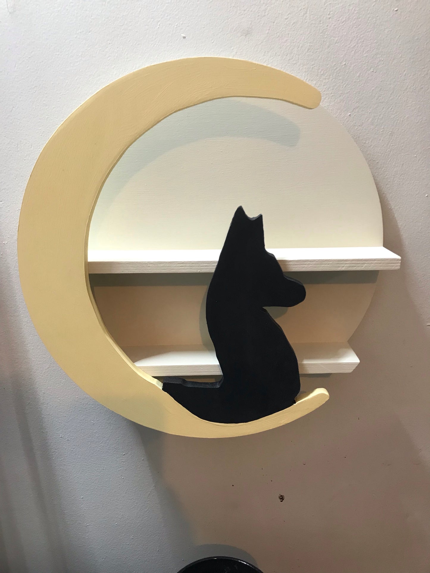 Crescent Moon & Animal Shelf (pick your fave)