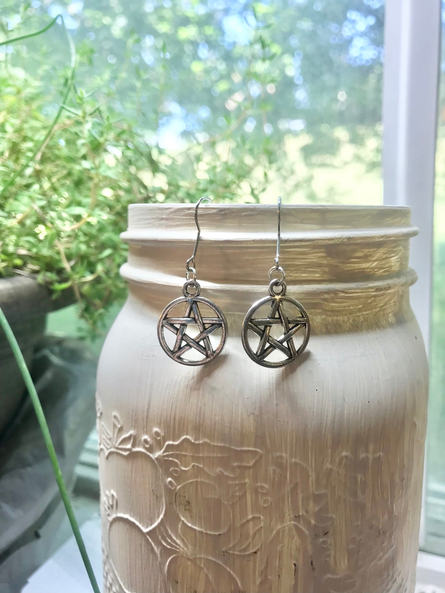 Pentacle Earrings