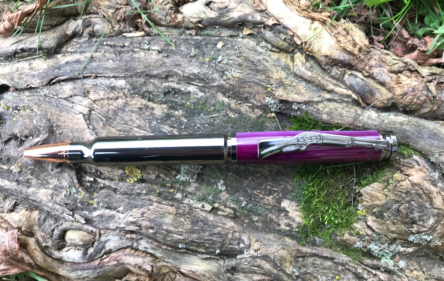 Purple Rifle Acrylic Pen