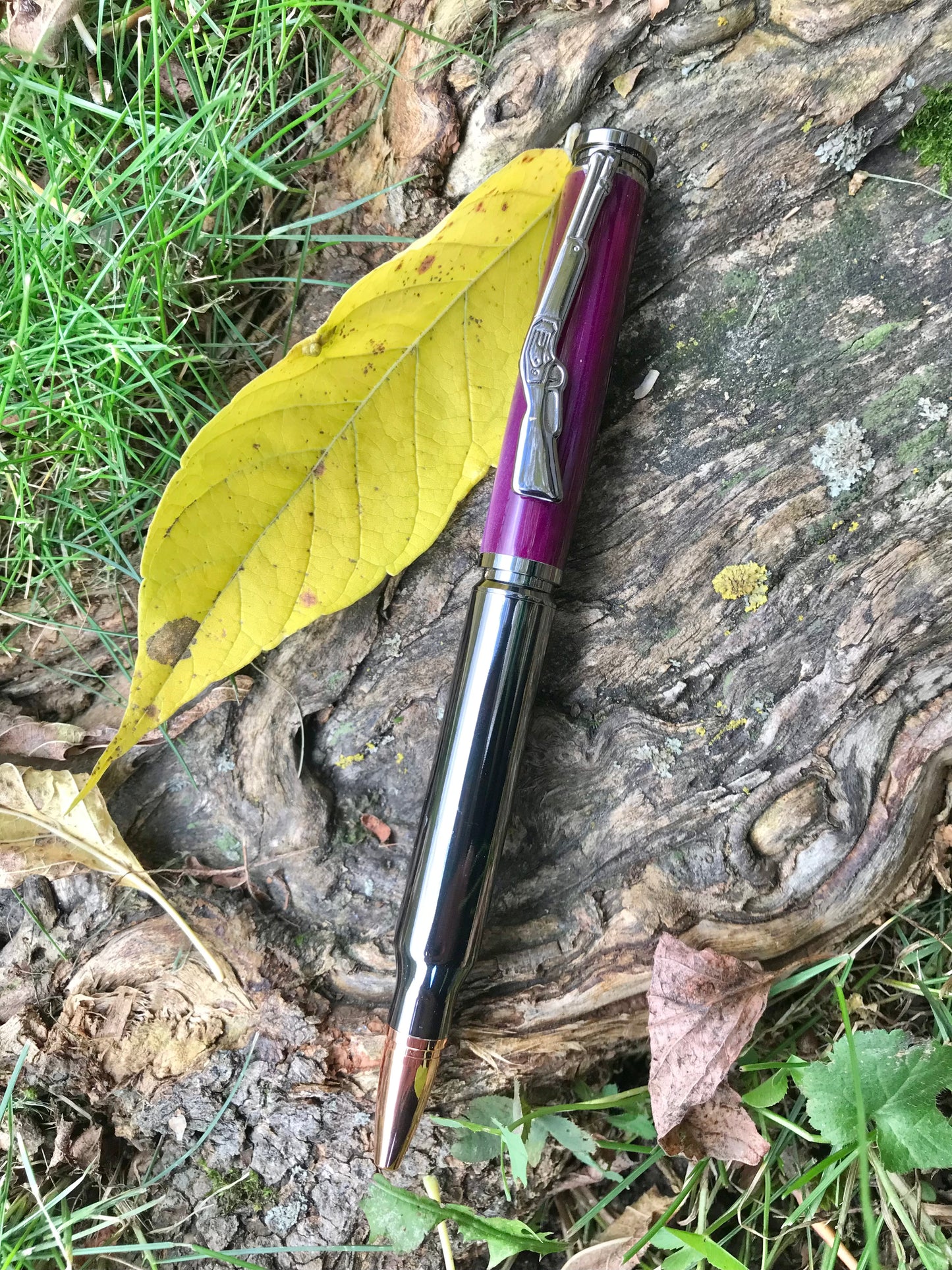 Purple Rifle Acrylic Pen