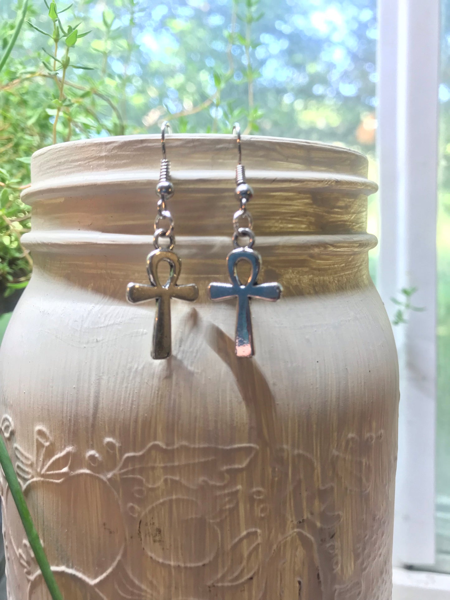 Ankh Earrings