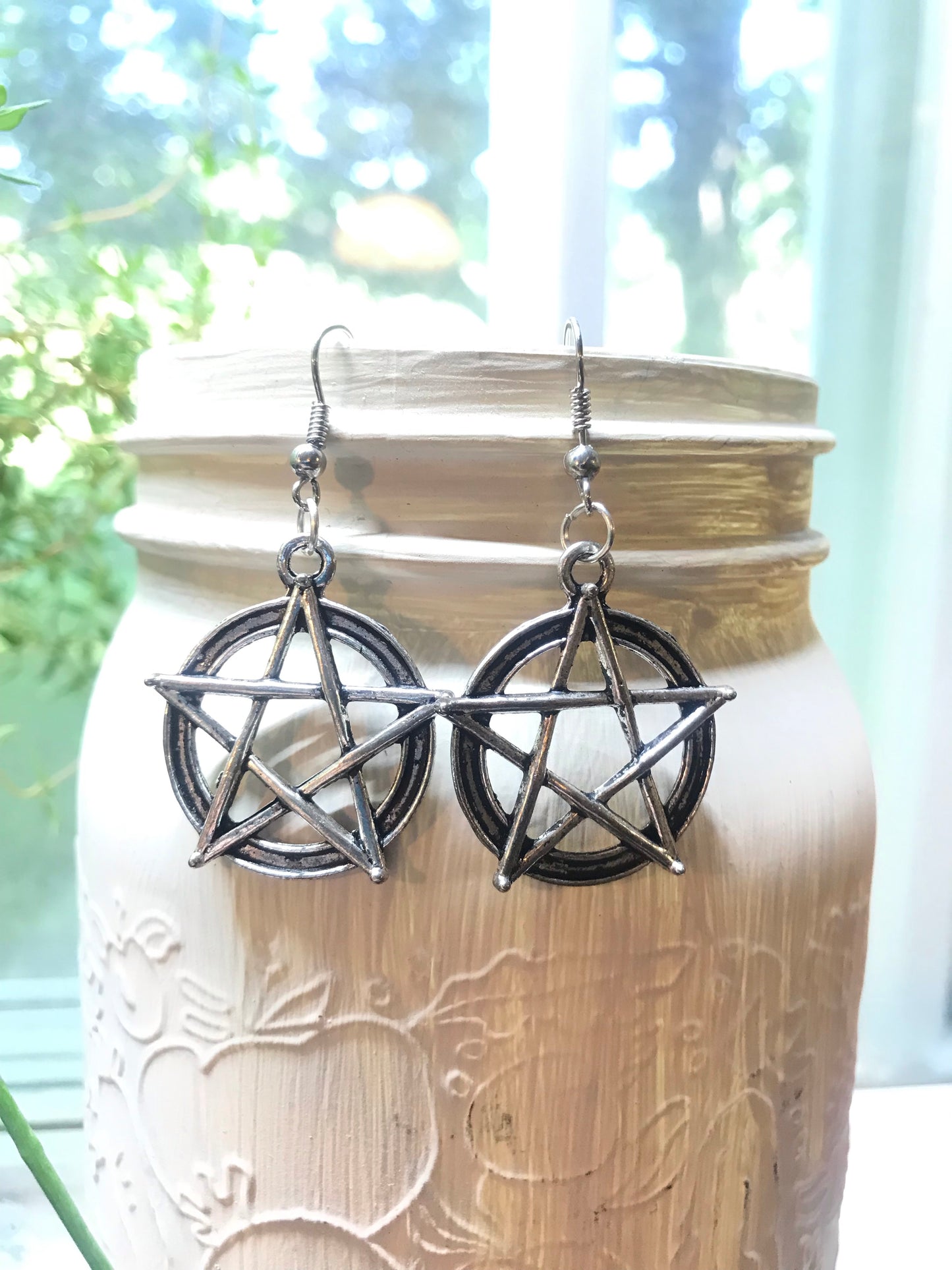 Pentacle Earrings (medium)